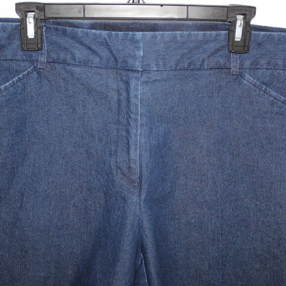 Laura Scott Denim Bermuda Style Shorts - Picture 4 of 7